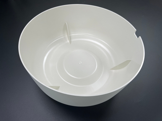 Molde de cavidad 1*1 ABS + Material blanco UV 738H HRC35-40 molde de inyección de platillo de agua con núcleo pulido de cavidad texturizada de acero