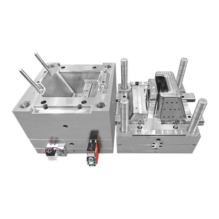 Molde de inyección para canaleta de cable de esquina de PVC azul de plástico: canal de protección de cableado ajustable