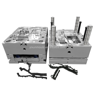 1+1 Inyección de cavidad Molde de plástico para piezas protectoras de plástico PA6 ABS PP Material