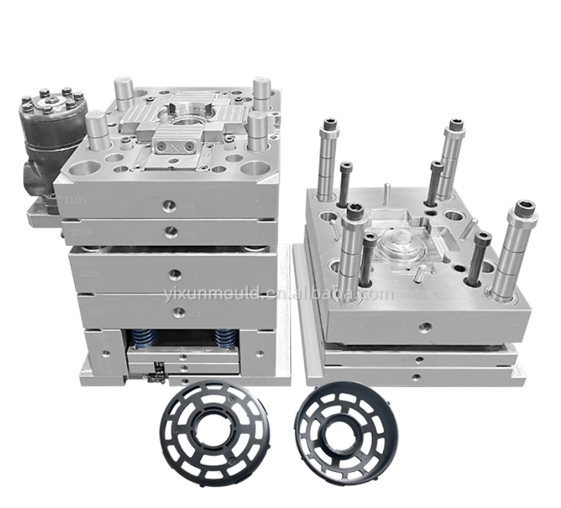 Molde en fr&iacute;o de m&uacute;ltiples cavidades para piezas de pl&aacute;stico PA6