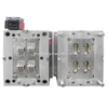 Molde de inyección CNC corredor frío con acabado pulido POM PA6+ 30GF Material