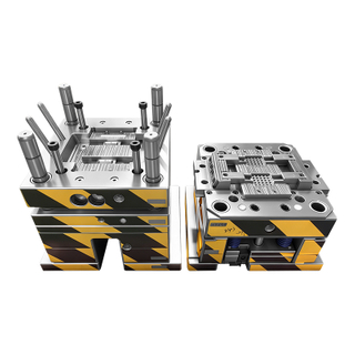 1*2 Material ABS Puerta de válvula a puerta puntiaguda NAK80 Molde de acero 1200# Cavidad pulida y núcleo Piezas de juguete personalizadas Molde Molde de inyección de bloques de construcción de plástico 