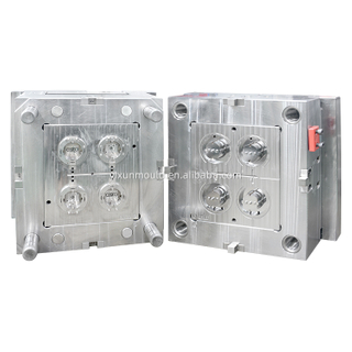 Molde de inyección de PA6 para piezas de plástico Runner fría ABS PVC RABER ACERO PP Materiales de gas Moldo asistido