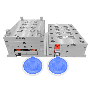 1+8 cavidad Inyección de molde de plástico para múltiples piezas Tap Material HDPE HDPE