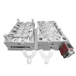 Inyección ISO13485 Inyección fabricante de moldes de plástico conector médico tope de inyección de inyección múltiples pp material de grado médico
