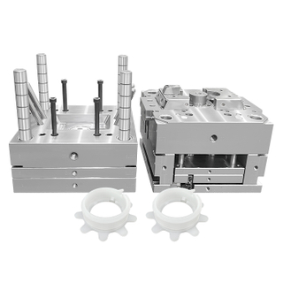 Moldo de inyección de cavidades múltiples fabricante de moho de porcelana para componentes de engranaje de plástico PP