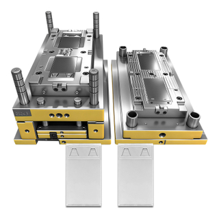 Molde de inyección de cavidad 1x2 personalizado para herramientas de precisión de carcasa de tarjeta de PC transparente para coleccionistas de tarjetas coleccionables