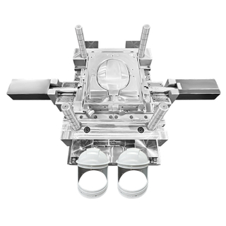1+1 Molde de inyección de fabricantes de moldes para el corredor caliente para material de PC de PA6 PE de casco