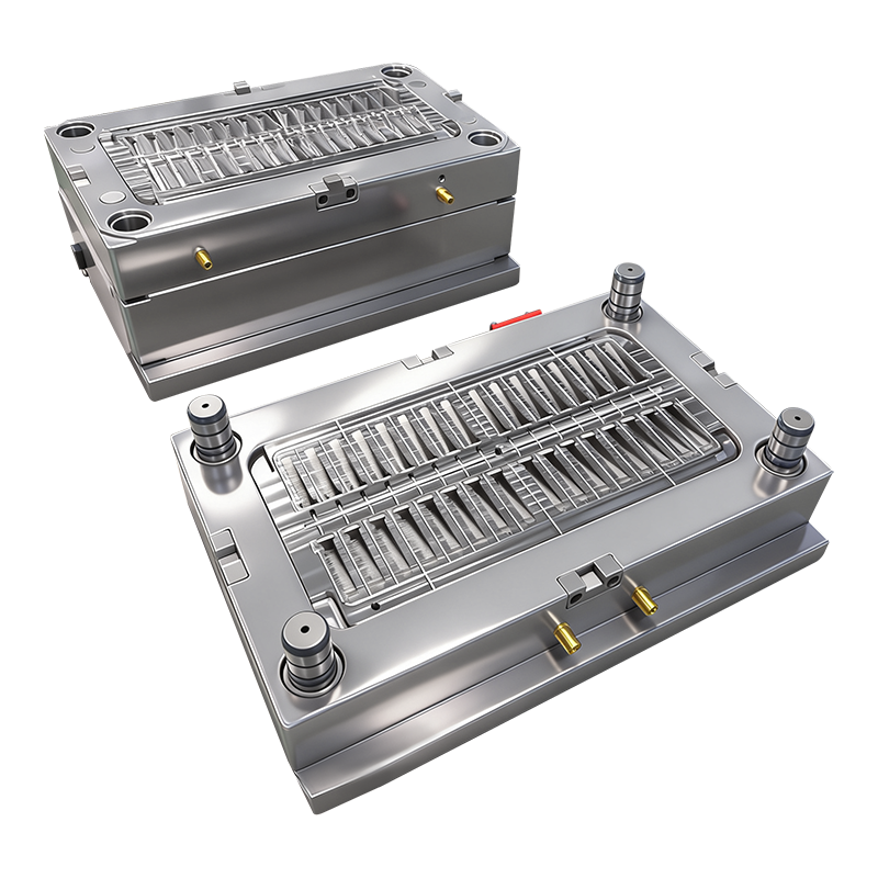 High Precision Injection Mold for PS Leveling Wedges Custom Plastic Shims Mould Manufacturer Molde de inyección de alta precisión para cuñas niveladoras PS Fabricante de moldes de cuñas de plástico personalizados