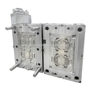 Molde de inyección CNC corredor frío con acabado pulido POM PA6+ 30GF Material
