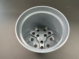 Maceta gris mate durable del plantador del jardín de los PP del moldeo por inyección