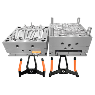 1*2 Molma de plástico de inyección de cavidades para mango automotriz PA6 +GF15%