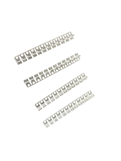 Bloque de terminales de material moldeado por inyección personalizado de alta precisión 1*4 PMMA