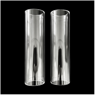 Transmitancia de luz ultra alta transparente como el cristal sin burbujas Impresión de logotipo disponible Molde de inyección de plástico de tubo redondo hueco de PMMA 