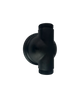 PA66 + 30% GF 1 * 1 Cavidad del molde Subcompuerta directa HRC48-52 Acero del molde y acabado superficial VDI27 Pieza de moldeado de tres vías Molde de fabricación de accesorios de tubería