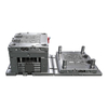 Puerta directa de PC de 2 + 1 + 1 cavidad con cavidad de corredor de bocina pulida a alto brillo 1,2083 HRC48-52 molde de panel de interruptor de plástico de acero