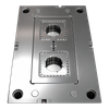 1*2 cavidad PE 1.2083ESR HRC48-52 molde de plástico de acero paso directo de puerta ISO9001 moldeado de piezas de plástico para el hogar