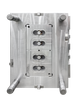 1*4 Cavidad PP S136 HRC48-52 textura de acero y superficie pulida Componentes de filtro de plástico Molde de plástico de inyección