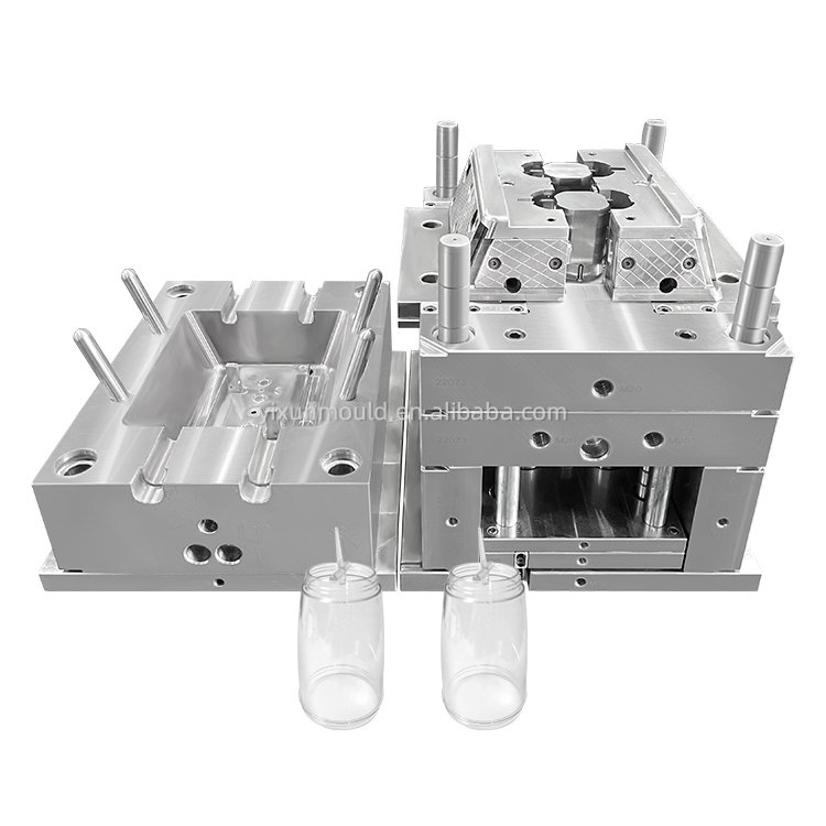 Moldura de caja alta para envases de pl&aacute;stico para alimentos y bebidas