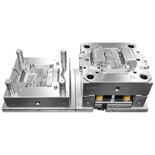 Molde de puerta de túnel de puerta de borde de material de 1*4 PP, molde de núcleo con acabado de acero S136 HRC48-50, molde VDI 24 #, acabado de molde, moldeado de componentes plásticos