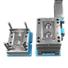 1*2 cavidades PC + protección UV Pin Point Gate molde pulido y molde de plástico para lente de lámpara de punto central