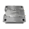1*2 molde industrial de cavidad PP TPE punto de 2 pines 1,2344 HRC48-52 textura de acero VDI 24 # molde de plástico inyectado 
