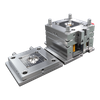 Molde de inyección de Reflector de plástico con acabado VDI27, molde de PC XPM HRC37-43 de alta precisión, 1x1 cavidades, logotipo en relieve de acero