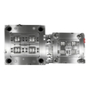 Molde de puerta submarina de Material de 1*4 piezas 1,2083ESR HRC50-52 molde de núcleo con acabado de acero moldura de cubierta de placa de retenedor doble