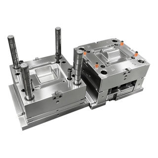 1*1 Cavidad de sobremolde PC y TPU Shore A 65 Bebedero grande 1.2344 HRC48-50 Molde Textura de acero VDI30 Molde de inyección de componentes plásticos industriales