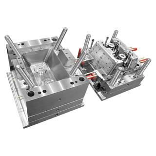 1*2 Cavidad AS Válvula de aguja de dos puntos S136 Tratamiento térmico Pulido Cavidad Acabado Plástico Alta claridad Exprimidor Contenedor Shell Herramienta de precisión 