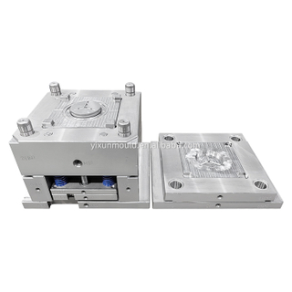 1*1 Cavidad PC Material Puerta grande Subpuerta Inyección HRC37-43 Acero VDI27 Acabado del molde Anillo sin borde Molde de plástico