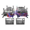 Direct Mold Factory 1*2 PP Hot Runner H13 HRC48-52 Molde de acero VDI27 Acabado del molde Molde de inyección de cesta de plástico 
