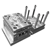 Control de apariencia estricto 1+1 HDPE y TPU Molde de tapa de plástico sobremoldeado Molde de inyección integrado en un paso 