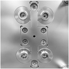  1*4 cavidad PA66 Pin-point Gate 2344 HRC48-52 acero SPI-B2 textura molde de gusano de plástico 