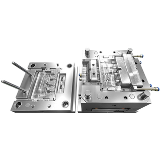 1*4 PP Material S136 HRC48-52 molde de acero pulido cavidad submarino conector doblado con válvula moldeado personalizado