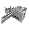 1*2 molde de plástico de alta calidad Pin Point Gate Runner ABS + protección UV 2344 HRC48-52 molde de inyección de carcasa de plástico de acero