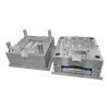 1*2 molde industrial de cavidad PP TPE punto de 2 pines 1,2344 HRC48-52 textura de acero VDI 24 # molde de plástico inyectado 