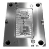 Puerta submarina de Material de PC de 1 + 1 cavidad, molde de HRC48-52 ISO9001 1,2083ESR, molde trasero de acero, texturizado, molde de componentes de Panel de plástico