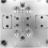  1*4 cavidad PA66 Pin-point Gate 2344 HRC48-52 acero SPI-B2 textura molde de gusano de plástico 