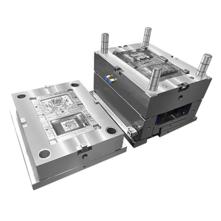 Tolerancia de montaje perfectamente S136 molde frontal de acero puerta grande cuerno puerta Panel de carcasa de PC molde de inyección 