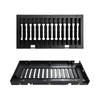 Molde de Panel de plástico de alta precisión, molde de HRC29-34 con núcleo de acero, textura EDM VDI 21, 1x1 PA6 + 30%, Material Pin-point Sprue 2083H