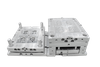 Molde de subpuerta de 1x4 cavidades, carcasa de PC, molde de HRC48-52 de acero, Panel de Control electrónico, molde de plástico de inyección, 1,2083ESR 