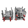 ISO9001 Certificado 2 + 2 cavidades Servicio de molde OEM PP blanco Puerta puntiaguda Acero para molde 2083 HRC48-52 Eje de tornillo de plástico o cubiertas de eje Molde 