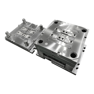 1*4 cavidad del molde Material ABS puerta submarina de bebedero grande 1,2083ESR HRC50-52 molde polaco Panel de interruptor de acero moldeado personalizado 