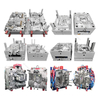 Proveedor de moldeo por cavidad 1+1 PC Material ABS Corredor grande Puerta submarina 738H HRC35-40 Molde Acero VDI 24 Textura Carcasa de plástico Panel de control Molde de inyección