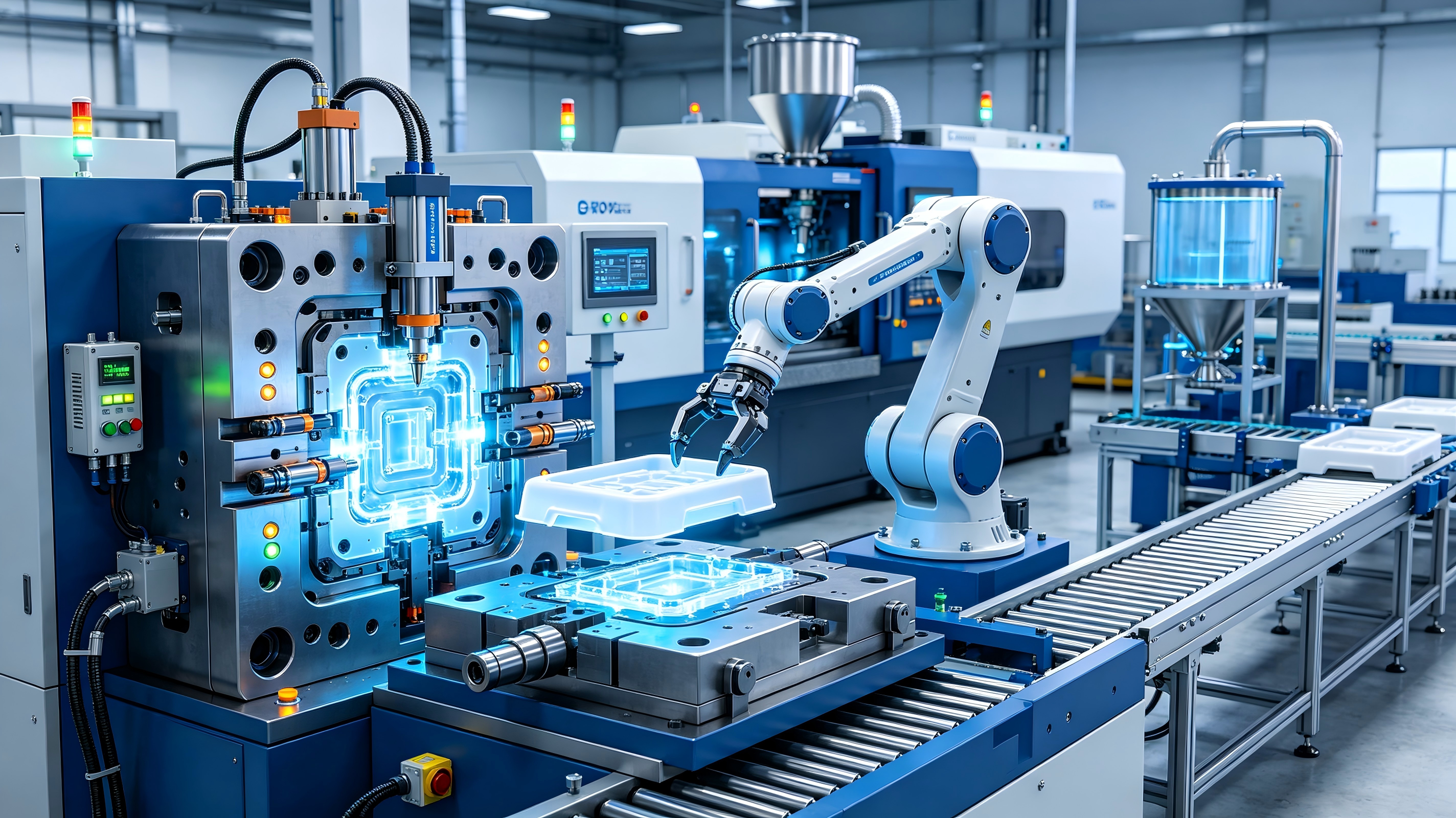 Molde de inyección completamente automático: ventajas clave y aplicaciones industriales