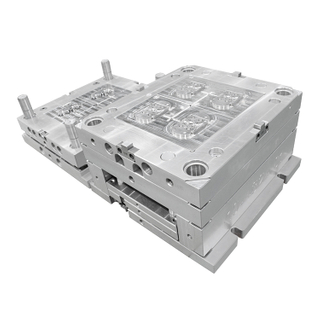 Molde de subpuerta de 1x4 cavidades, carcasa de PC, molde de HRC48-52 de acero, Panel de Control electrónico, molde de plástico de inyección, 1,2083ESR 