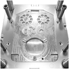 Carcasa y cubierta para electrodomésticos de PP de 4 + 4 cavidades, carcasa eléctrica pulida, molde de inyección de cavidad combinado personalizado