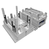 Molde de Panel de plástico de alta precisión, molde de HRC29-34 con núcleo de acero, textura EDM VDI 21, 1x1 PA6 + 30%, Material Pin-point Sprue 2083H