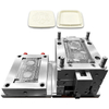 Tapa de segmento de plástico para el hogar, superficie de molde con patrón en relieve ABS VDI18 de 2 cavidades, práctica, uso de molde de inyección